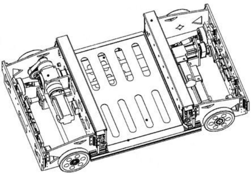 1Quatre chariots de caisses de matériel