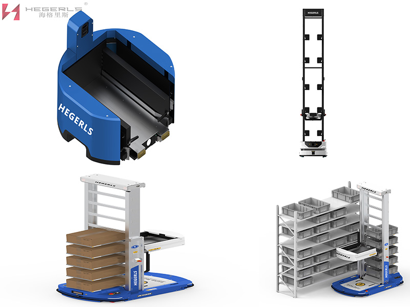 Robot de almacenamento de tesouros tipo 4 contenedores